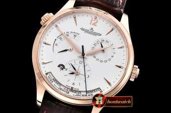 JAEGER LE COULTRE JL Master Geographic PR RG/LE White Asia 23J M