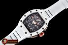 Richard Mille RM011 Felipe Massa Wht CER/RG/VRU Skele KVF A7750 Mod
