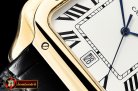 Cartier Santos De Cartier 2018 Ladies YG/LE Wht Swiss Qtz