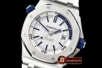 Audemars Piguet Royal Oak Diver SS/RU White JF MY9015 Mod A3120