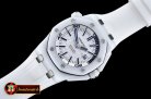 Audemars Piguet Royal Oak Diver 15707 Wht CER/RU White BP SP MY9015 Mod