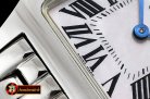 Cartier Santos Demoiselle Ladies SS/SS Pink MOP Swiss Quartz