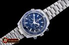 Omega Planet Ocean 45mm Chrono TI/TI Blue BP A7750 Mod9300