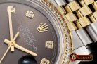 Rolex DateJust 36mm Jub Diams YG/SS Grey/Diams BP A2813