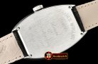 Franck Muller Crazy Hours Curvex Mens SS/LE White/Black Asia 21J Mod