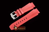 Rolex Rubber B Red Vulcanized Strap For Rolex DeepSea