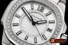 Patek Philippe Nautilus 7010 Ladies Diams SS/SS White - Swiss Qtz
