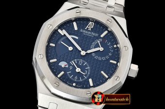 Audemars Piguet Royal Oak Reserve/Duo Time 26120 SS/SS Blue Asia 23J