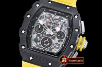 Richard Mille RM011-03 Auto Flyback Chrono FC/VRU Yllw Blk A7750