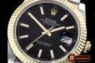 Rolex Datejust DJ2 41mm Jub Flt Wrap YG/SS Black Stick BP Asia 2836