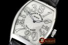 Franck Muller Crazy Hours Curvex Mens SS/LE White Asia 21J Mod