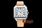 Cartier Santos De Cartier 2018 40mm SS/LE (Tan) Wht MY9015