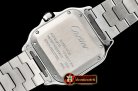 Cartier Santos De Cartier 2018 Midsize SS/SS Wht GF Ult MY9015
