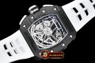 Richard Mille RM011-03 Flyback Chrono FC/RU (White) KVF A7750 Mod