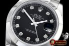 Rolex Datejust DJ2 41mm Oyt Smt SS/SS Black Diam BP Asia 2813