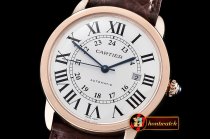 Replica Cartier Ronde Louis Cartier RG/LE White A2892