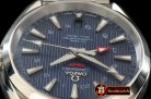 OMG0419B - Aqua Terra GMT SS/SS Blue Miyota 8205