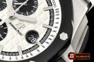 Audemars Piguet RO Offshore Novelty Cer SS/RU White/Black JF A7750 Mod