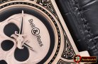 Bell & Ross BR01 2016 Burning Skull Ltd Ed RG/LE Black Asia 23J