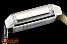 Jaeger Le Coultre JL Reverso Mens Diams SS/LE White/Num MY8215 Mod