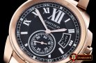 Best Quailty Cartier Cartier De Calibre RG/RG Black JF Miyota 82
