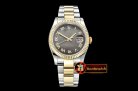 Rolex Datejust DJ 36mm Oyst Flt YG/SS Black MOP Roman BP A3135 M