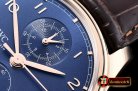IWC Portugieser Chronograph Classic RG/LE Blue YLF A7750