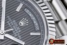 Replica Rolex DayDate 40mm SS/SS Grey Stk Flut BP A2836 Mod3255