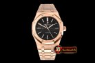 Audemars Piguet Royal Oak 15400 RG/RG Black OMF MY9015 Mod 3120