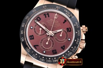 Rolex Daytona Cer RG/RU Brown Num BP Ult A7750 Mod