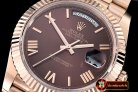 RDD0195B - DayDate 228206 RG/RG Brown Roman BP Swiss 2836