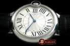 CAR0330A - Ballon De Cartier Mid SS/LE White Roman Miyota