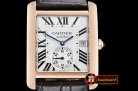 Replica Cartier Tank MC 1904 RG/LE White JF Asia 23J