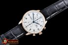 IWC Portuguese Chrono "150 Years" RG/LE Wht/Blu YLF A7750