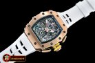 Richard Mille RM011-03 Felipe Massa LE RG/VRU Wht Skele A7750 Mod