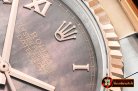 Rolex Datejust DJ 36mm Oyst Flt RG/SS Black MOP Roman BP A3135 M