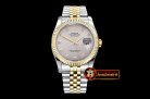 Rolex Datejust DJ 36mm Jub Flt YG/SS Light Grey Diam BP A3135 Mo