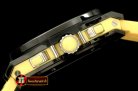 HUB0323B - Big Bang Pearl/ Sq Yellow Ruby All Black A-7750