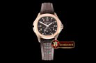Patek Philippe Aquanaut Travel Time 5164A RG/RU Brown GRF MY9015 Mod