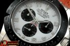Replica Rolex Daytona 116519 SS/CER/LE White Num A-7750 Sec@6
