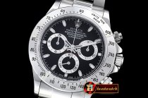 Rolex Daytona 116520 SS/SS Black Noob 1:1 Thk A2824