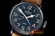 Best Zenith Pilot Montre Type 20 GMT PVD/LE Vintage Asia 23J