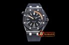 Audemars Piguet Royal Oak Diver Ceramic CER/RU Blk/Org BP SP MY9015 Mod