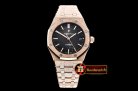 Audemars Piguet AP Royal Oak 37mm Frosted RG/RG Black JHF MY9015