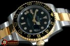 ROLGMT105B - YG/YG 2008 GMT TT Black Swiss 2836