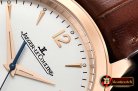 Jaeger Le Coultre Master Control Date 1548420 RG/LE White ZF Asia 23J Mod