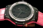 HUB0323H - Big Bang Pearl/ Sq Pink Ruby All Black A-7750