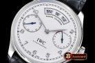 IWC Portugieser Annual Cal IW503502 SS/LE Wht YLF A52850