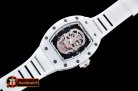 Richard Mille RM052 Diamond Skull Tourb Wht CER/RU MY9015 Mod