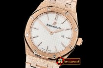 Audemars Piguet Royal Oak 33mm Frosted RG/RG White JHF V2 Swiss Qtz